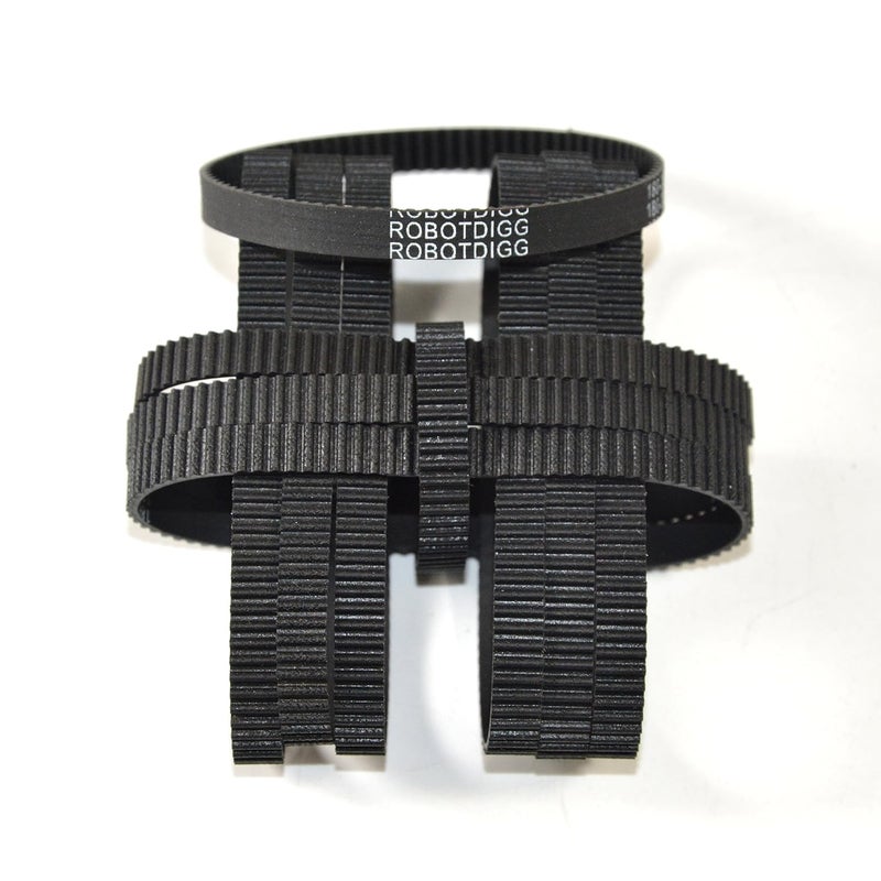 RobotDigg 260-2gt-9 Endless GT2 Belt 260mm Length 130 Teeth 2GT Synchronous Belt 2mm Pitch 9mm Width GT2 Closed Loop Timing Belt Pack of 10pcs - Image 3